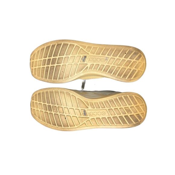 ECCO Mobile II White Nubuck Suede Trim Size 40 9.5 - Picture 6 of 12